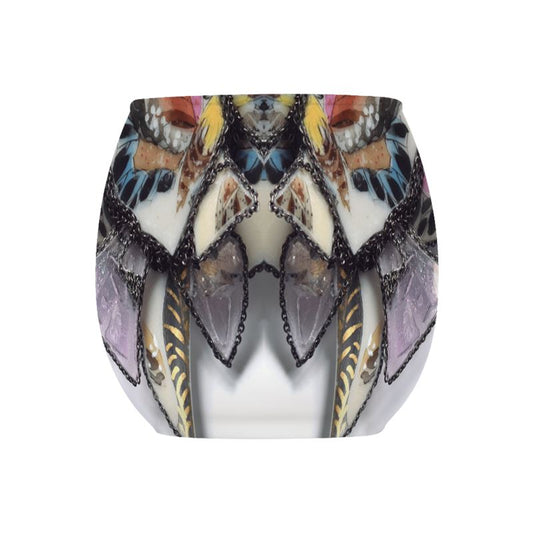 'Social Butterfly' - Glass Tealight Holders (Pack of 3)