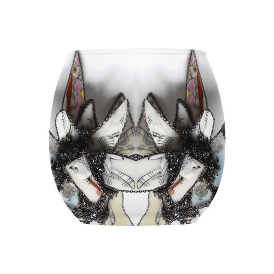 'Santorini' - Glass Tealight Holders (Pack of 3)