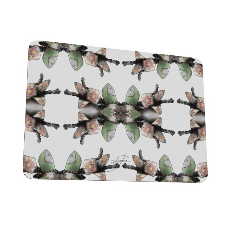 'Blossoms' - Trellis Placemats in White (Pack of 4 min.)