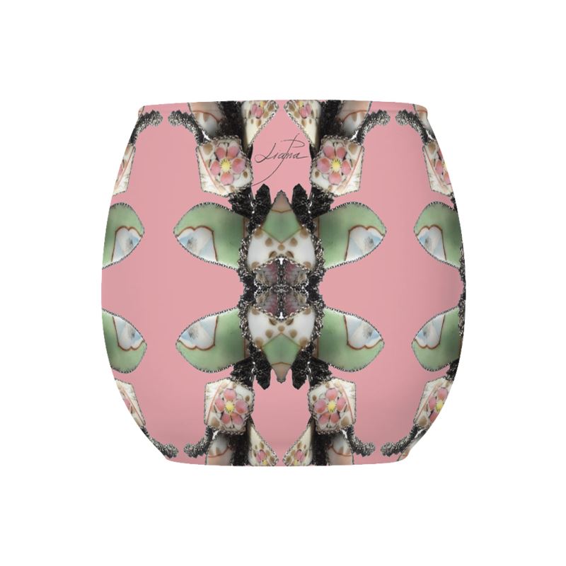 'Blossoms' - Trellis Glass Tealight Holders in Candy Pink (Pack of 3)