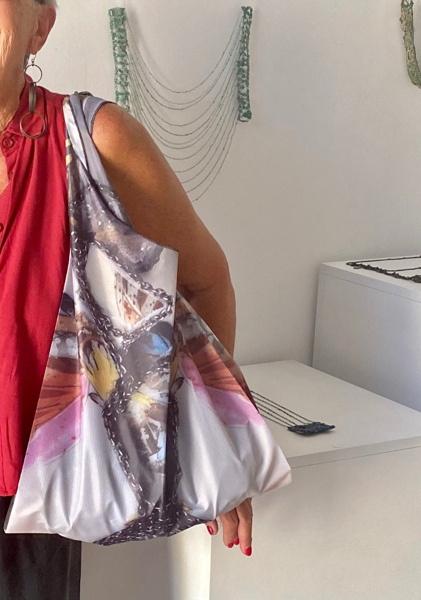 'Social Butterfly' - Shopping / Beach Bag