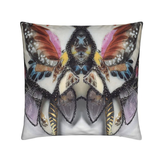 'Social Butterfly' - Kaleidoscope Square Cushion