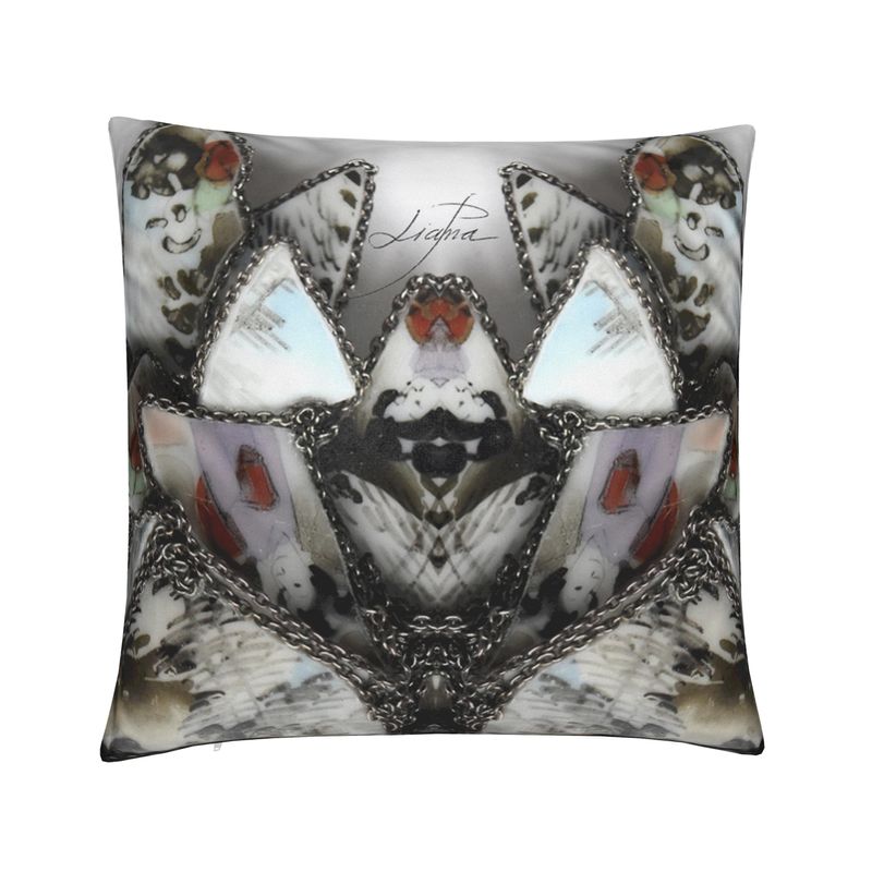 'My Temple' - Kaleidoscope Square Cushion