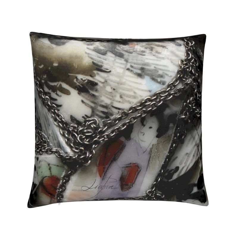 'My Temple' - Square Cushion