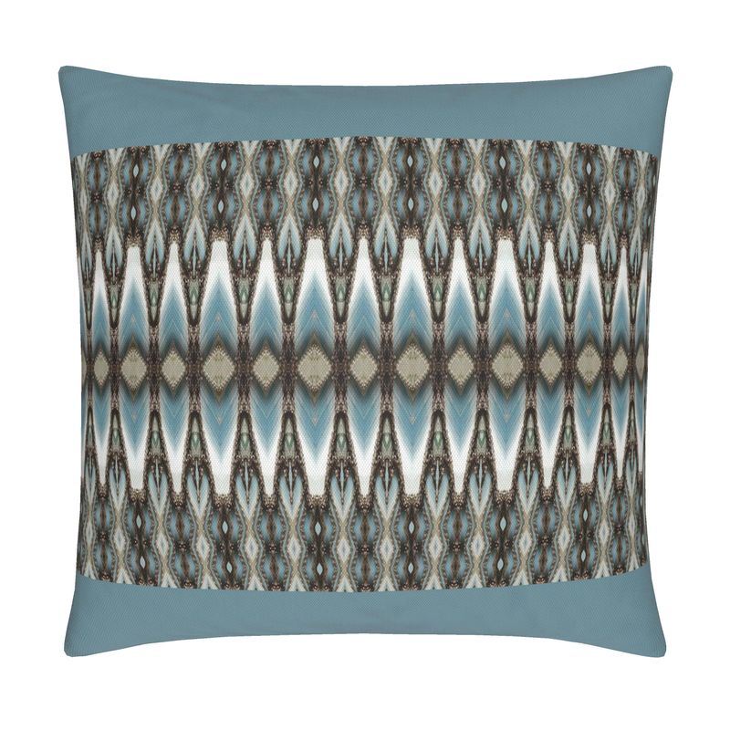 'Embrace' - Panel Cushion Cover in Blue