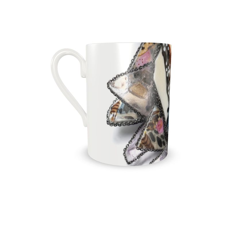 'Social Butterfly' - Cup and Saucer