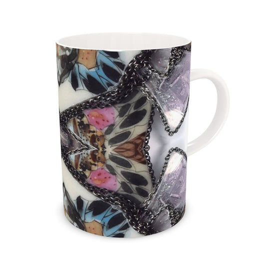'Social Butterfly' - Bone China Mug