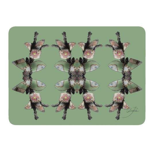 'Blossoms' - Trellis Placemats in Mint Green (Pack of 4 min)