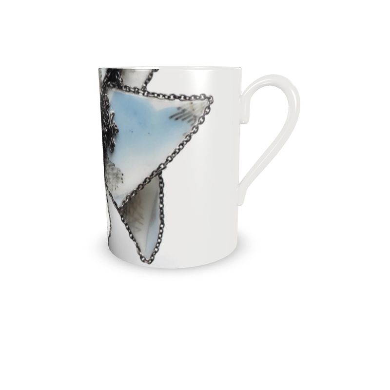 'Santorini' - Small Espresso Cup and Saucer