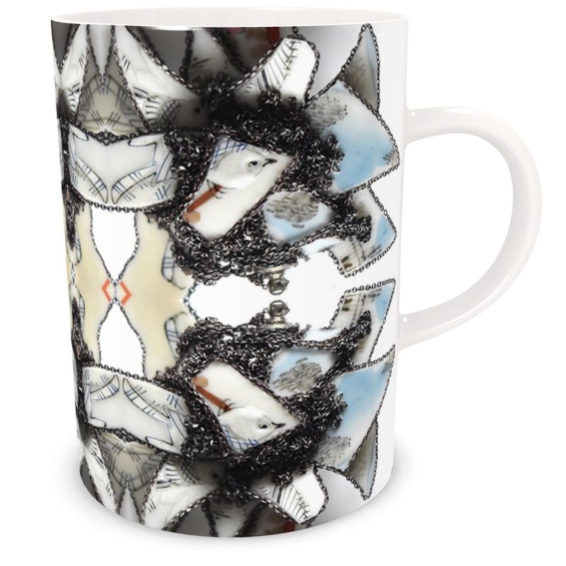 'Santorini' - Bone China Mug