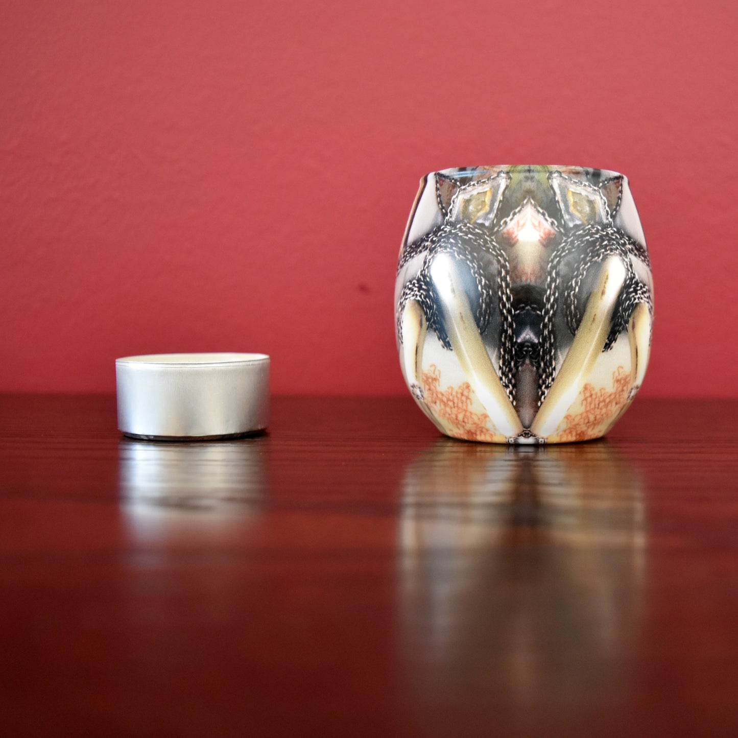 'In The Woods' - Set of Three Glass Tealight Holders (Pack of 3)
