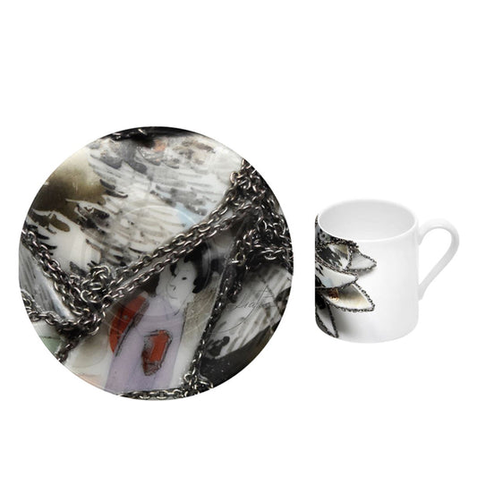 'My Temple' -  Cup and Saucer