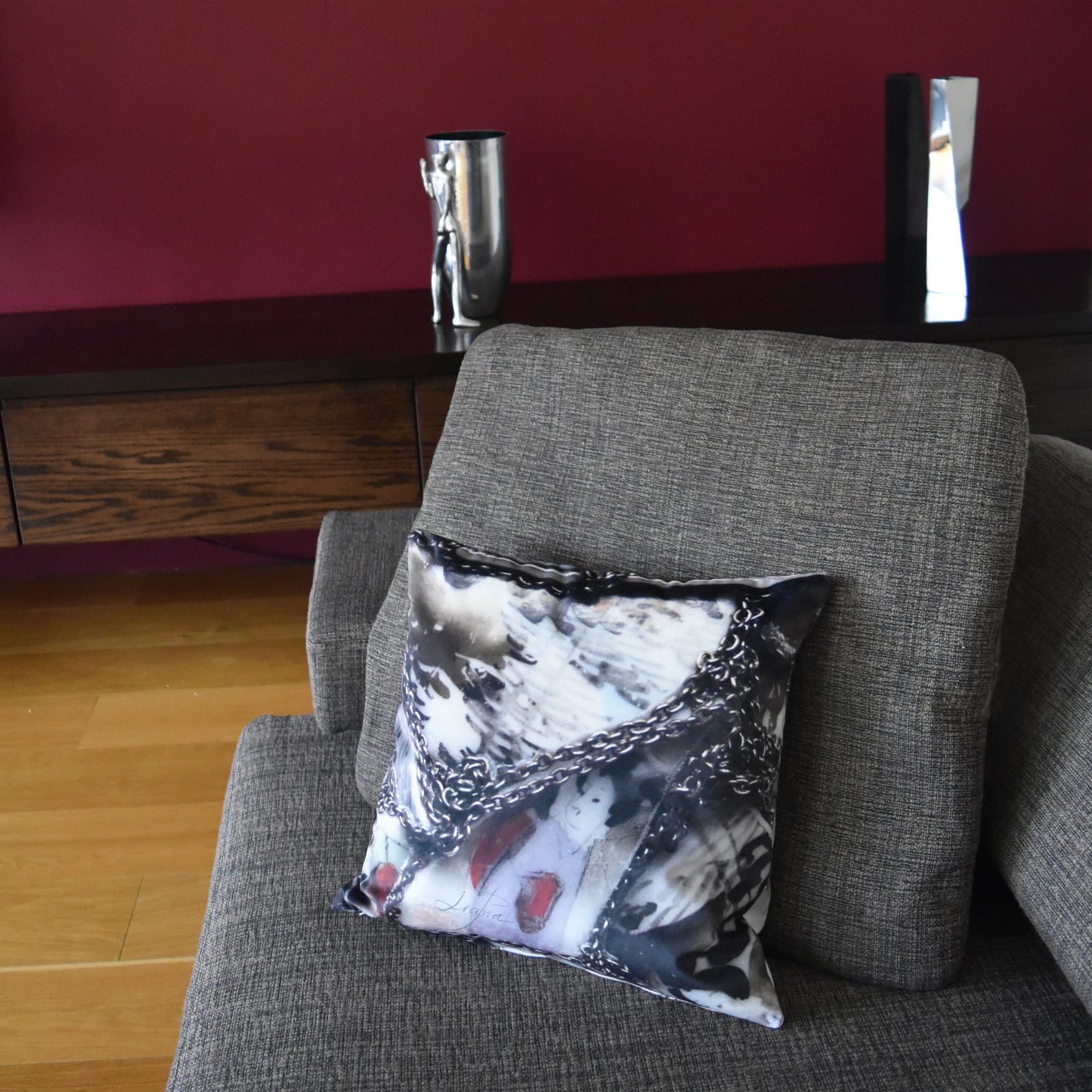 'My Temple' - Square Cushion