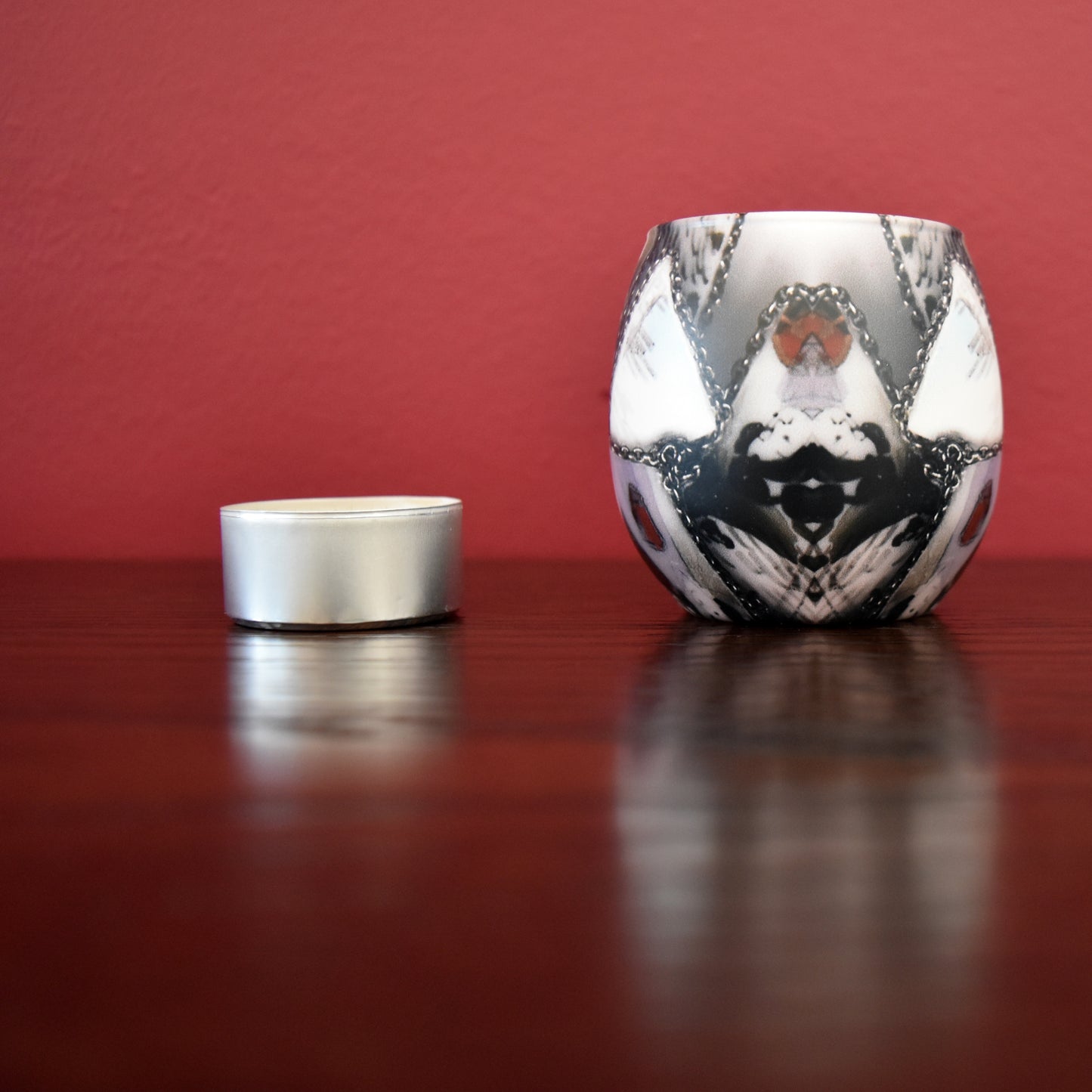 'My Temple' - Glass Tealight Holders (Pack of 3)
