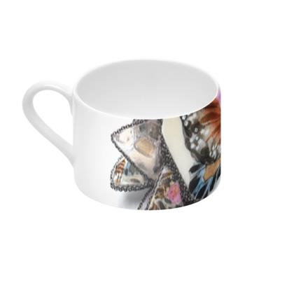 'Social Butterfly' - Cup and Saucer