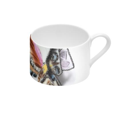 'Social Butterfly' - Cup and Saucer